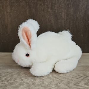 Folkmanis Easter White Bunny Rabbit Plush Hand Puppet